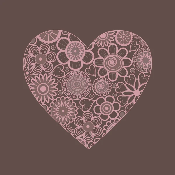 Coeur de Saint Valentin — Image vectorielle