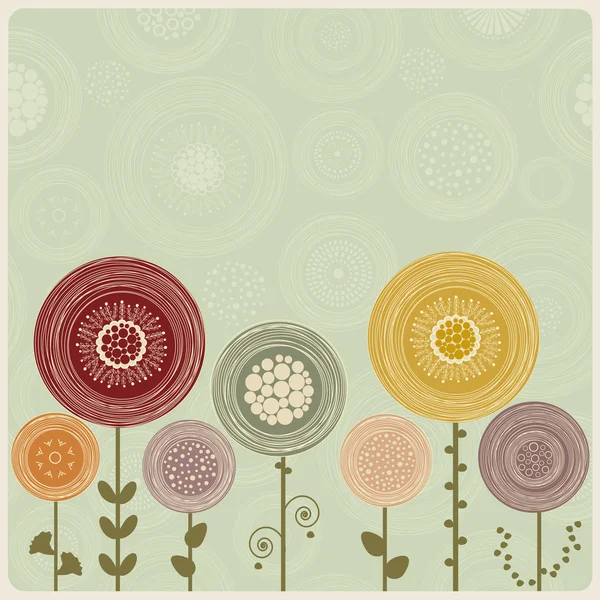 Abstract floral pattern — Stock Vector