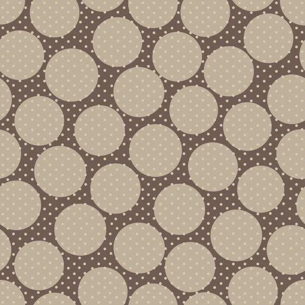 Abstract seamless polka dot pattern — Stock Vector