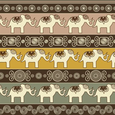 Fillerle doğuya özgü desen 