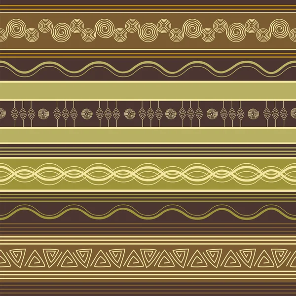 Ethnische ornamentale bunte Muster — Stockvektor