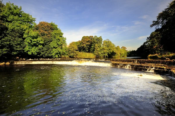 Weir on the River — Stock Photo, Image