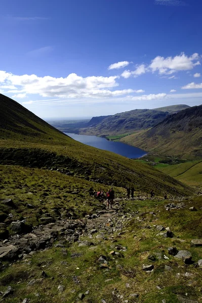 Climbing the Fell — Stock Photo, Image