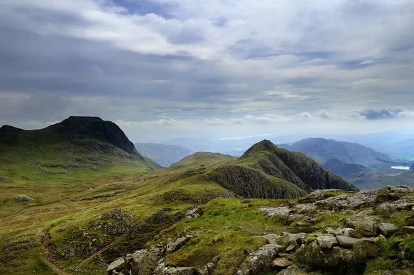 Szczyty Langdale pikes — Zdjęcie stockowe