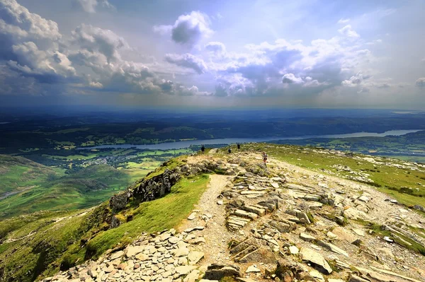 Wandelen naar de top — Stockfoto