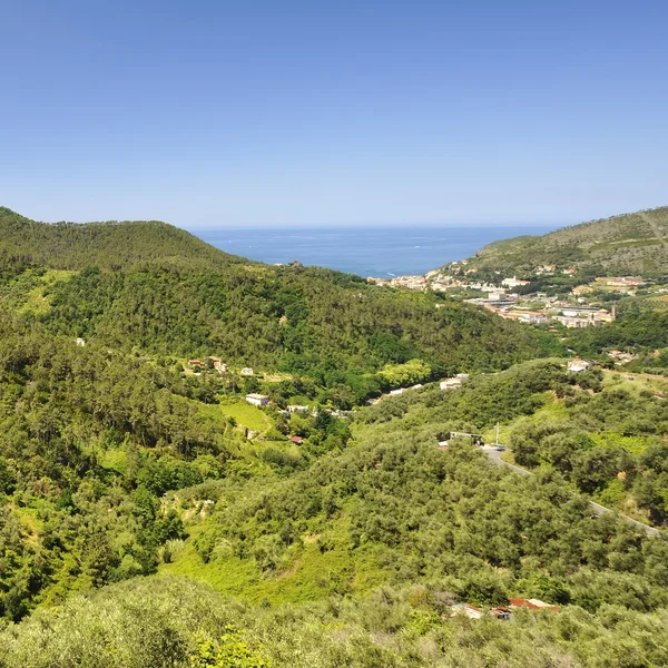 Aldeia costeira — Fotografia de Stock