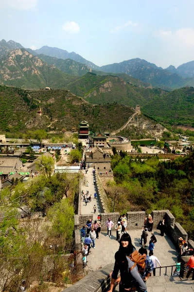 Beijing China 3Rd May 2013 Exploring Great Wall China — Stock Photo, Image