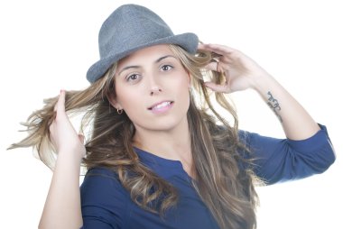 çekici sarışın kadın