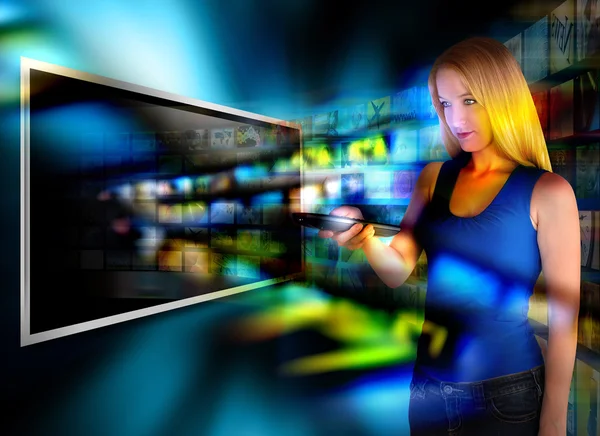 Uzaktan kumanda ile tv izleme video