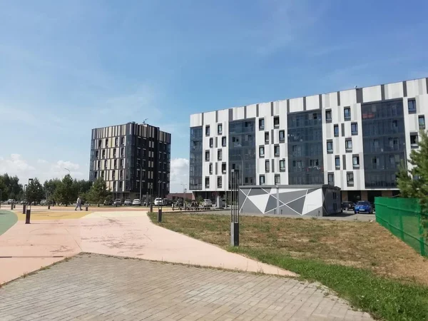 Innopolis Russie Juin 2018 Immeuble Moderne Dans Village Dans District — Photo