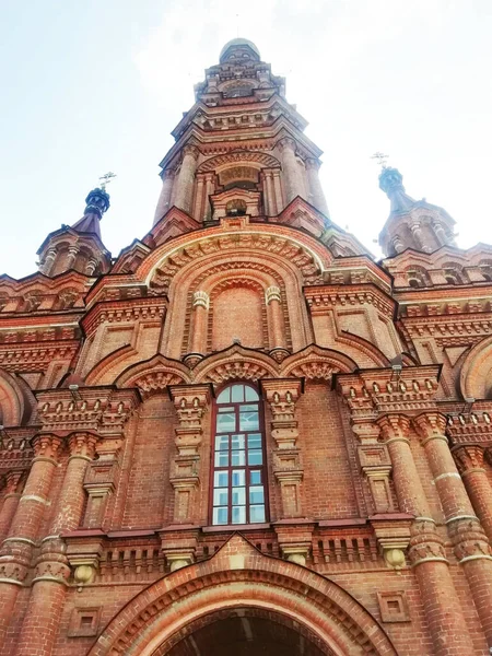 Kasan Juni 2021 Glockenturm Der Dreikönigskirche Wahrzeichen Der Baumana Straße — Stockfoto