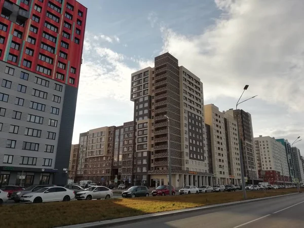 Jekaterinburg Ryssland September 2021 Utsikt Över Ekaterinburg Stad Stadsdelen Solnecniy — Stockfoto