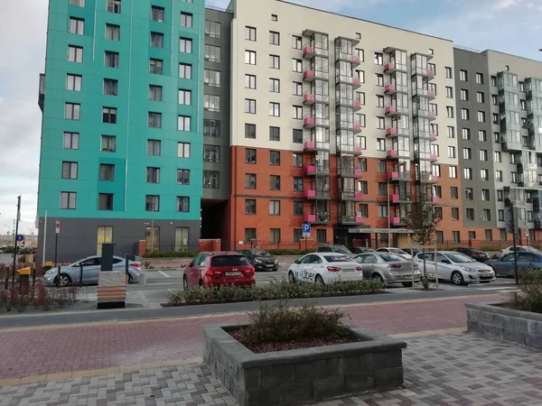 Yekaterinburg Rússia Setembro 2021 Vista Cidade Ekaterinburg Distrito Cidade Solnecniy — Fotografia de Stock