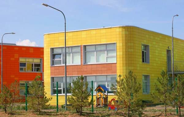 俄罗斯Innopolis 2018年6月11日 喀山地区的It Village现代建筑 鞑靼斯坦共和国的Innopolis市 Innopolis的住宅建筑 — 图库照片