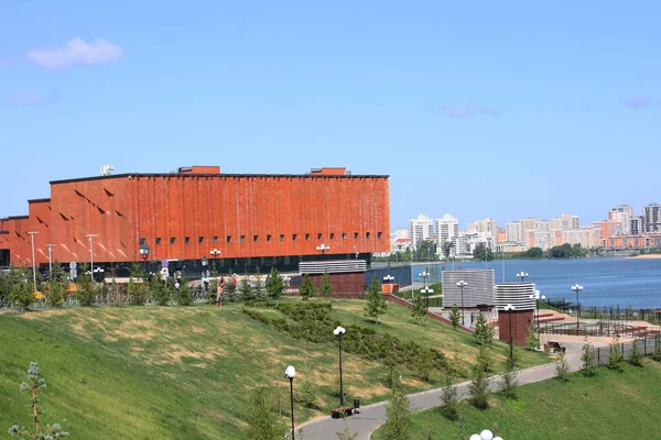 July 2021 Local Lore Museum Kazan Tatarstan Exterior Industrial Building — Stock Photo, Image