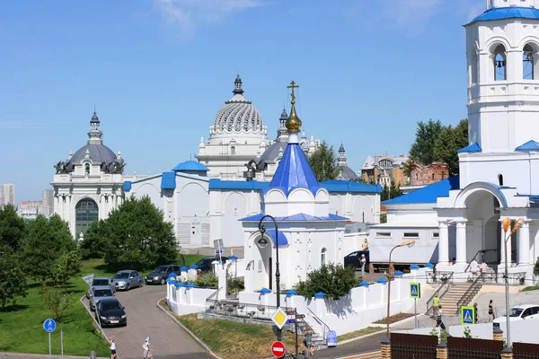 Kazan Cremlino Estate Tatarstan Russia Luglio Punto Riferimento Principale Kazan — Foto Stock