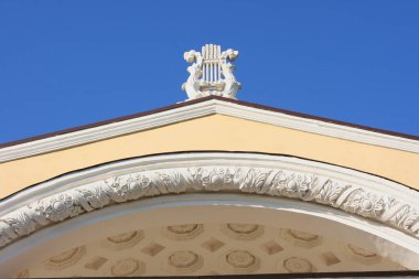 Kazan, Rusya - 6 Ağustos 2020: Tatar Akademik Devlet Operası ve Bale Tiyatrosu M. Jalil 'in adını aldı