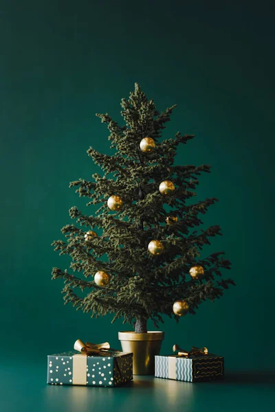 Arbre de Noël rendu 3d — Photo