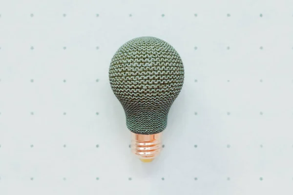 Tricotado lâmpada 3D renderização — Fotografia de Stock