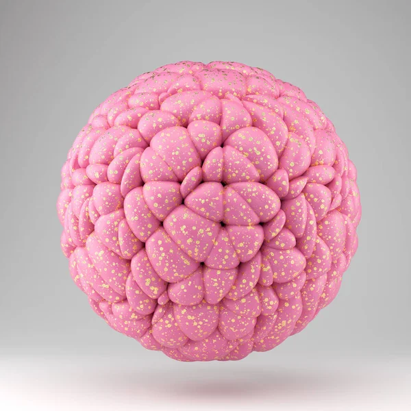 Abstrato bola rosa 3D renderização — Fotografia de Stock