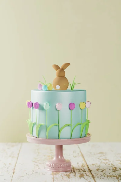 Fondant bolo de Páscoa 3D renderização — Fotografia de Stock