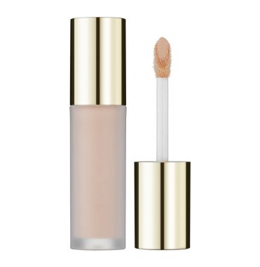 Beyaz arkaplanda izole edilmiş kozmetik ürünler seti