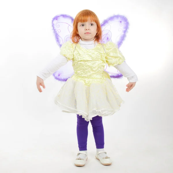 Beautiful girl in a fairy costume — Stock Photo, Image