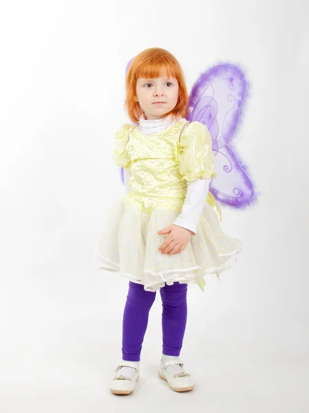 Beautiful girl in a fairy costume — Stock Photo, Image