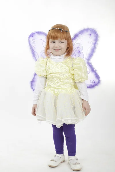 Beautiful girl in a fairy costume — Stock Photo, Image