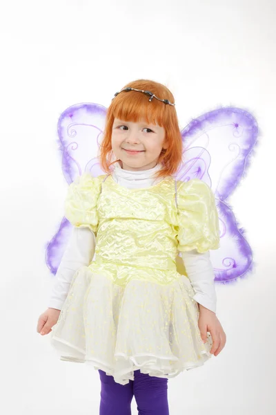 Vacker flicka i en fairy kostym — Stockfoto