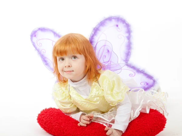 Beautiful girl in a fairy costume — Stock Photo, Image