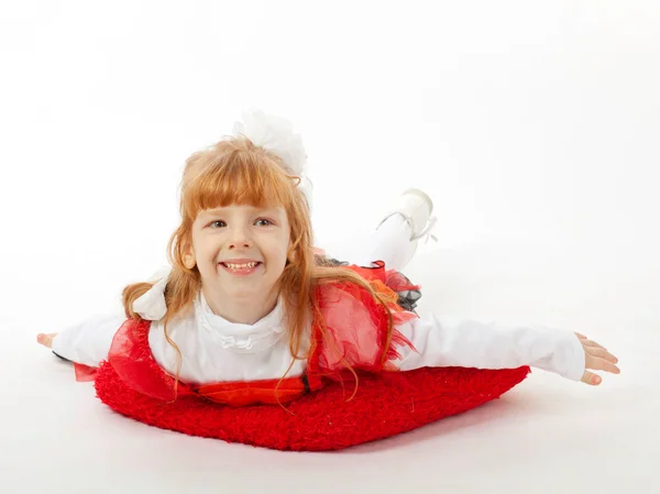 Young girl in costume of fairy — Stock Photo, Image