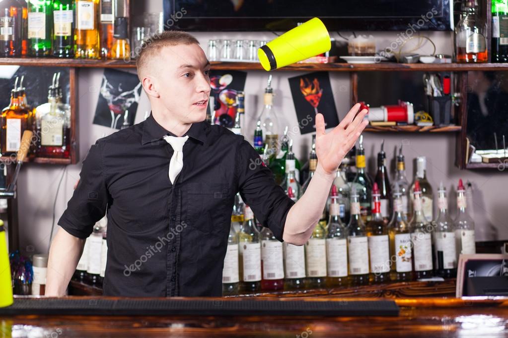 Professional Barmen Making Cocktail Stock Photo By C Aksakal 21675223