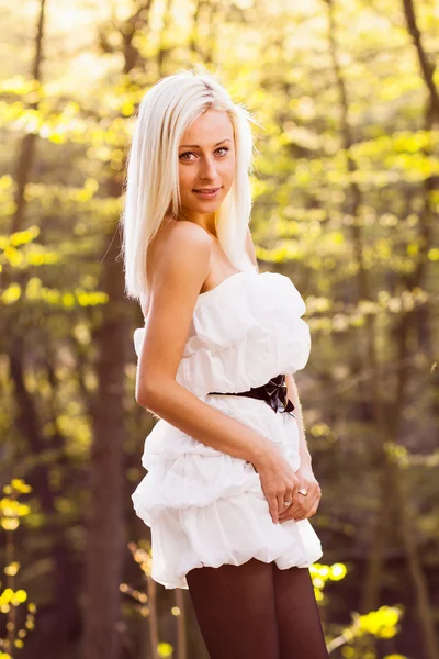 A young caucasian woman — Stock Photo, Image