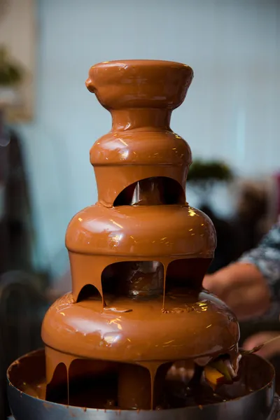 La fonduta al cioccolato — Foto Stock