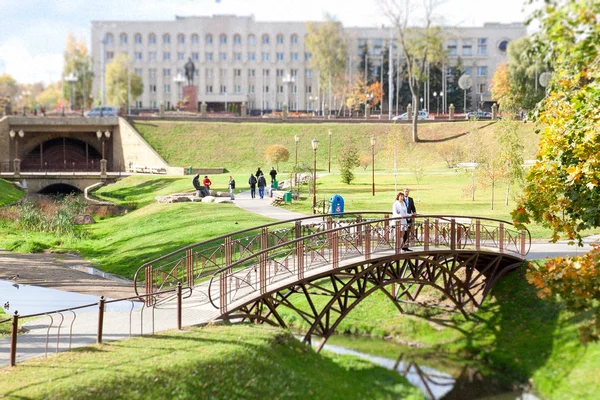 Gelukkige bruid en bruidegom — Stockfoto