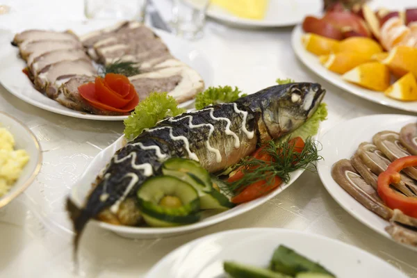 Salmón rosa relleno grande —  Fotos de Stock