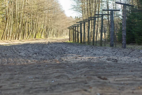 Gezicht Het Deel Van Staatsgrens Tussen Voormalige Leden Van Het — Stockfoto