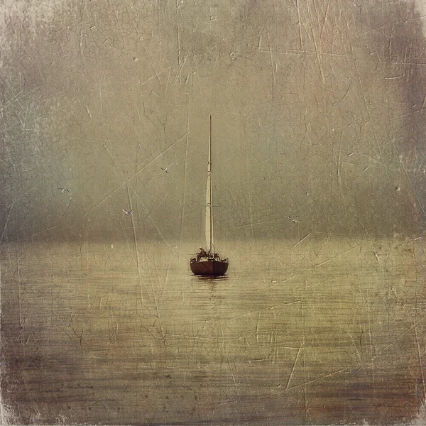 Vene joella — kuvapankkivalokuva