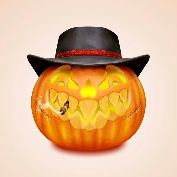 Halloween-Kürbis Hintergrund — Stockfoto
