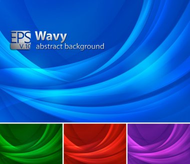 Swirly Abstract Background clipart