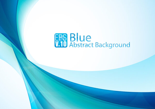 Fondo abstracto azul — Vector de stock