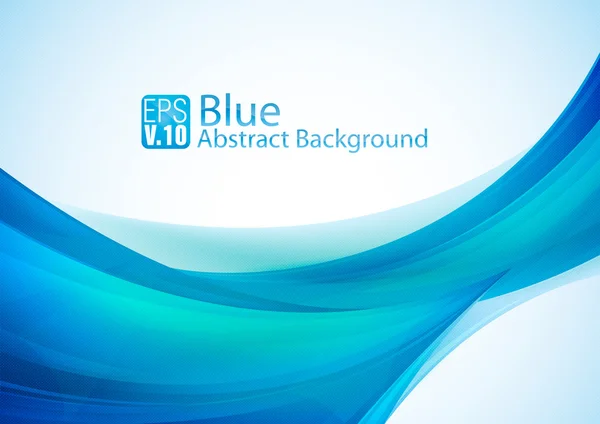 Blauwe abstracte achtergrond — Stockvector