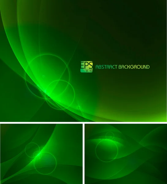 Fondo abstracto verde — Vector de stock