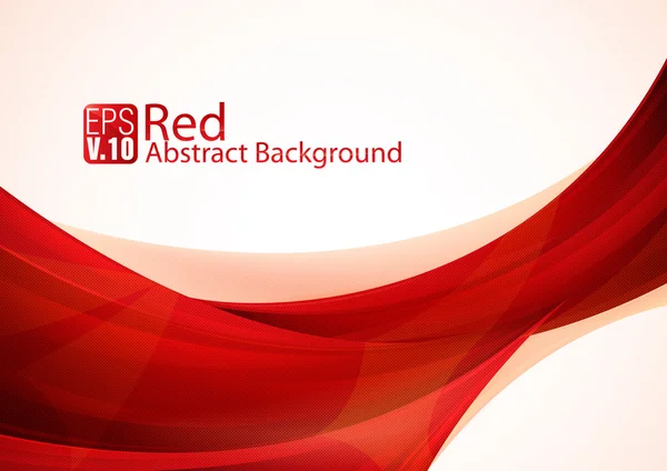 Red Abstract Background — Stock Vector