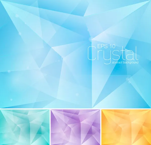 Crystal abstraktní pozadí — Stockový vektor