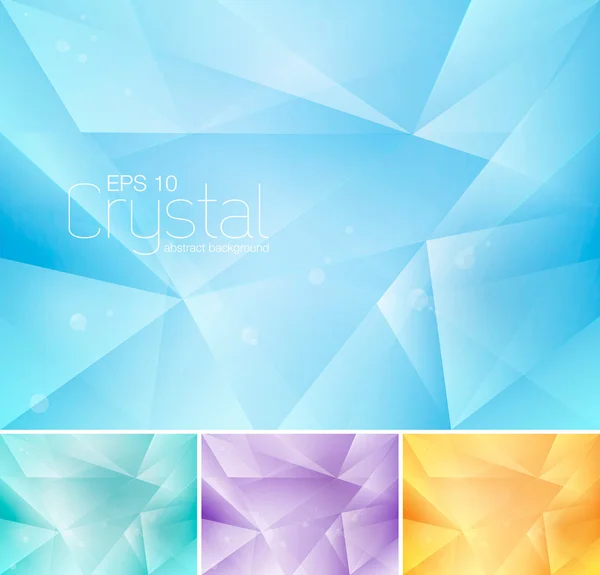 Crystal abstract background — Stock Vector