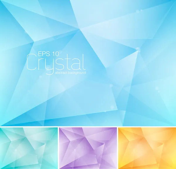 Crystal abstraktní pozadí — Stockový vektor