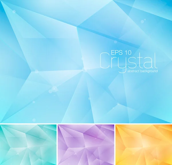 Crystal abstract background — Stock Vector