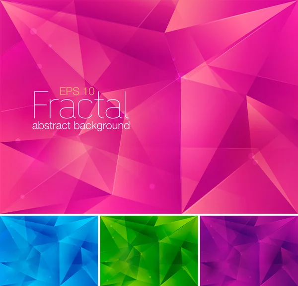 Fundo abstrato fractal — Vetor de Stock